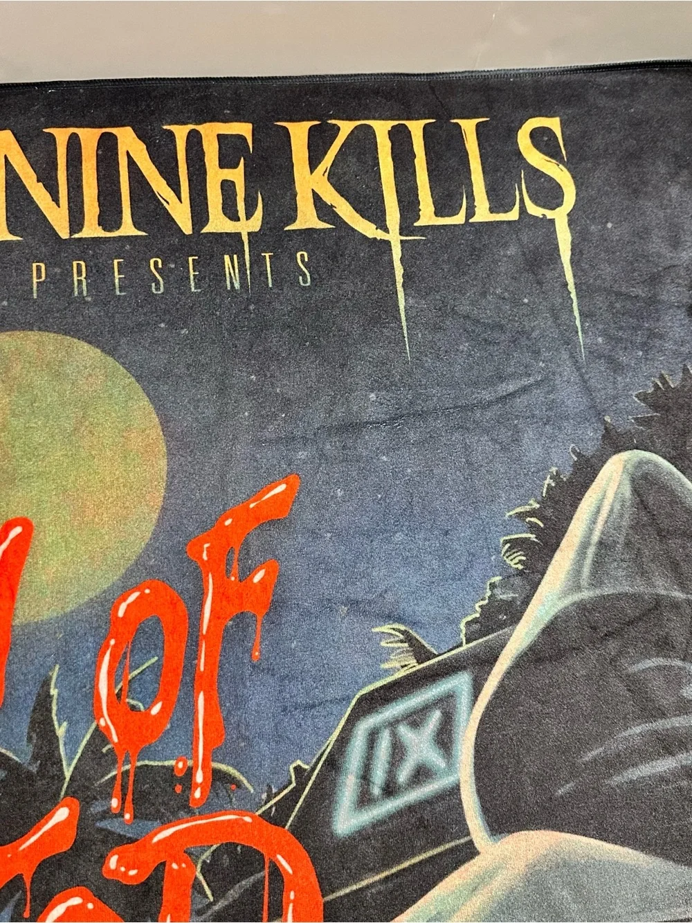 Ice Nine Kills 'Pool of Blood' Beach Towel - Rare Official Metal Tour Merch